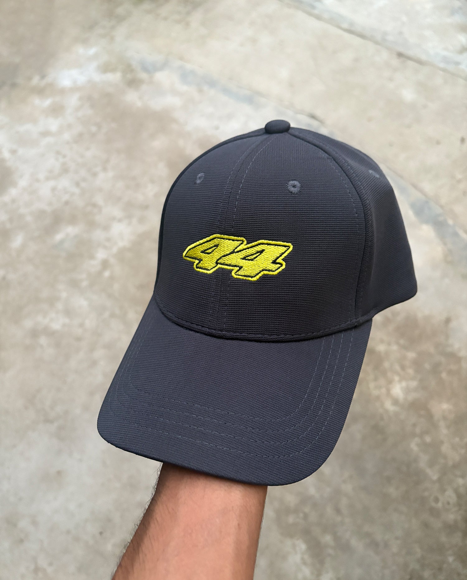 44 // Hamilton Grey Racing Baseball Cap