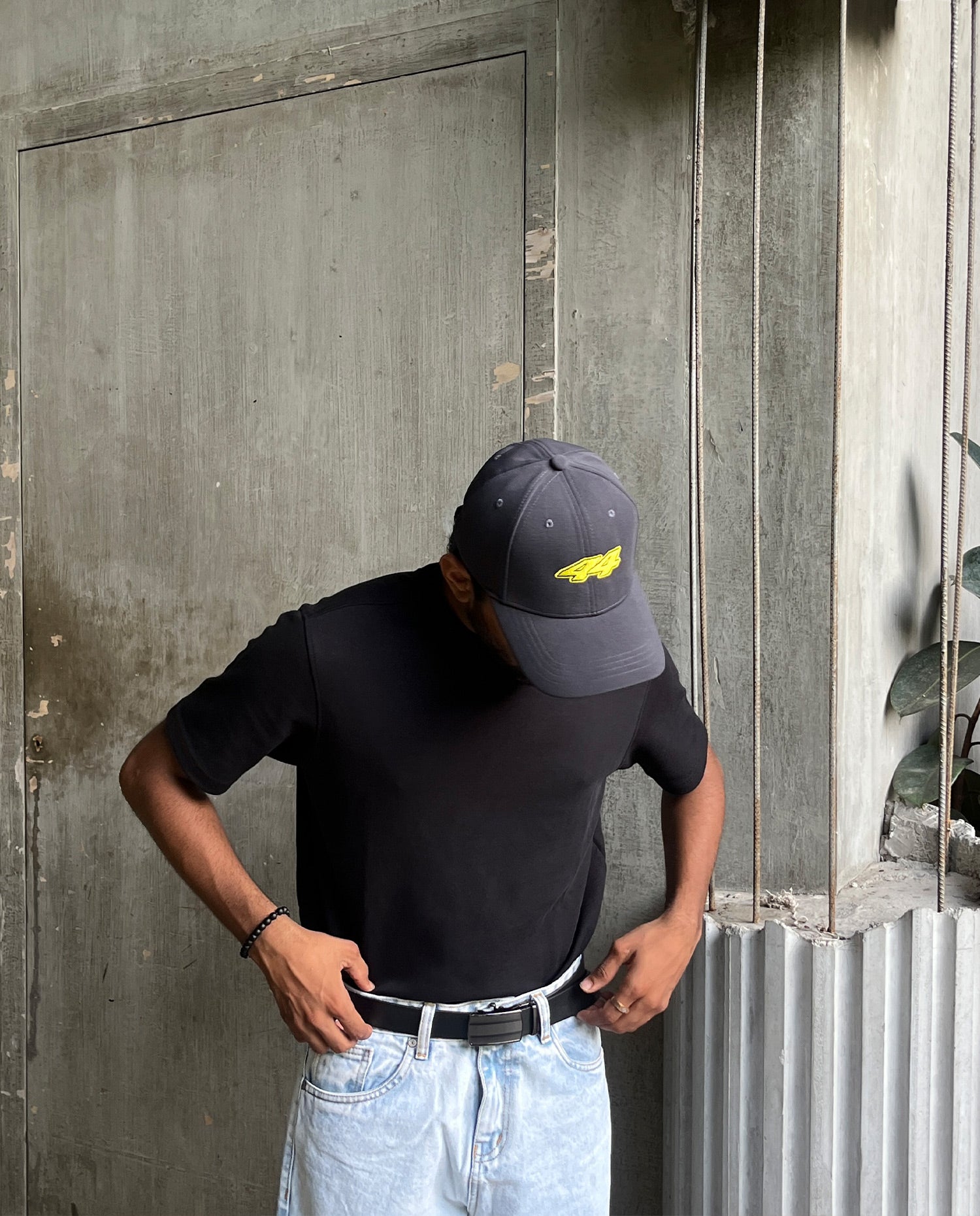 44 // Hamilton Grey Racing Baseball Cap