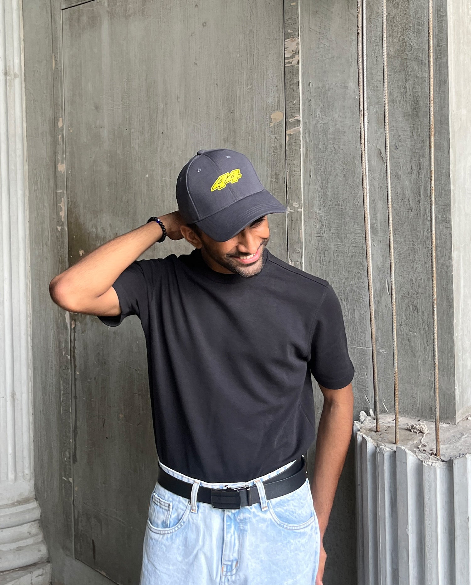 44 // Hamilton Grey Racing Baseball Cap