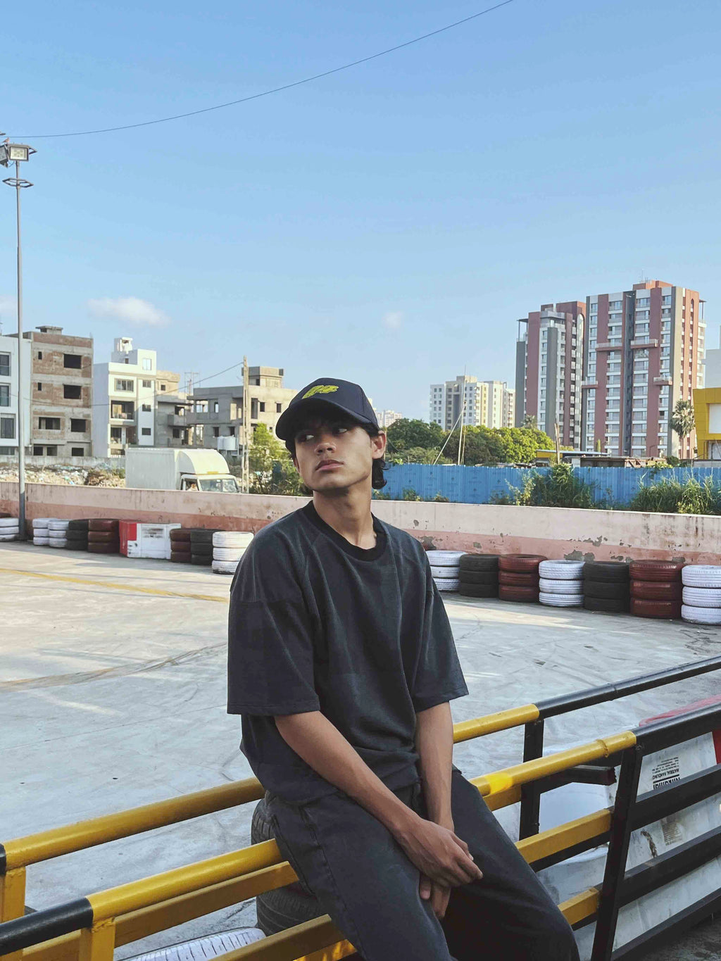 44 // Hamilton Grey Racing Baseball Cap