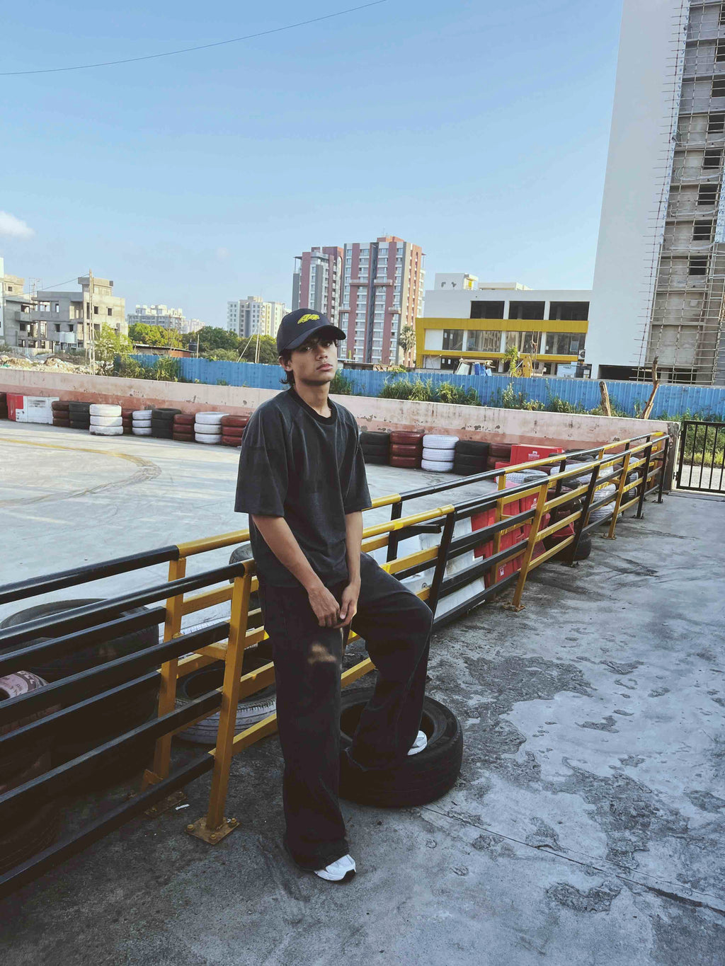 44 // Hamilton Grey Racing Baseball Cap