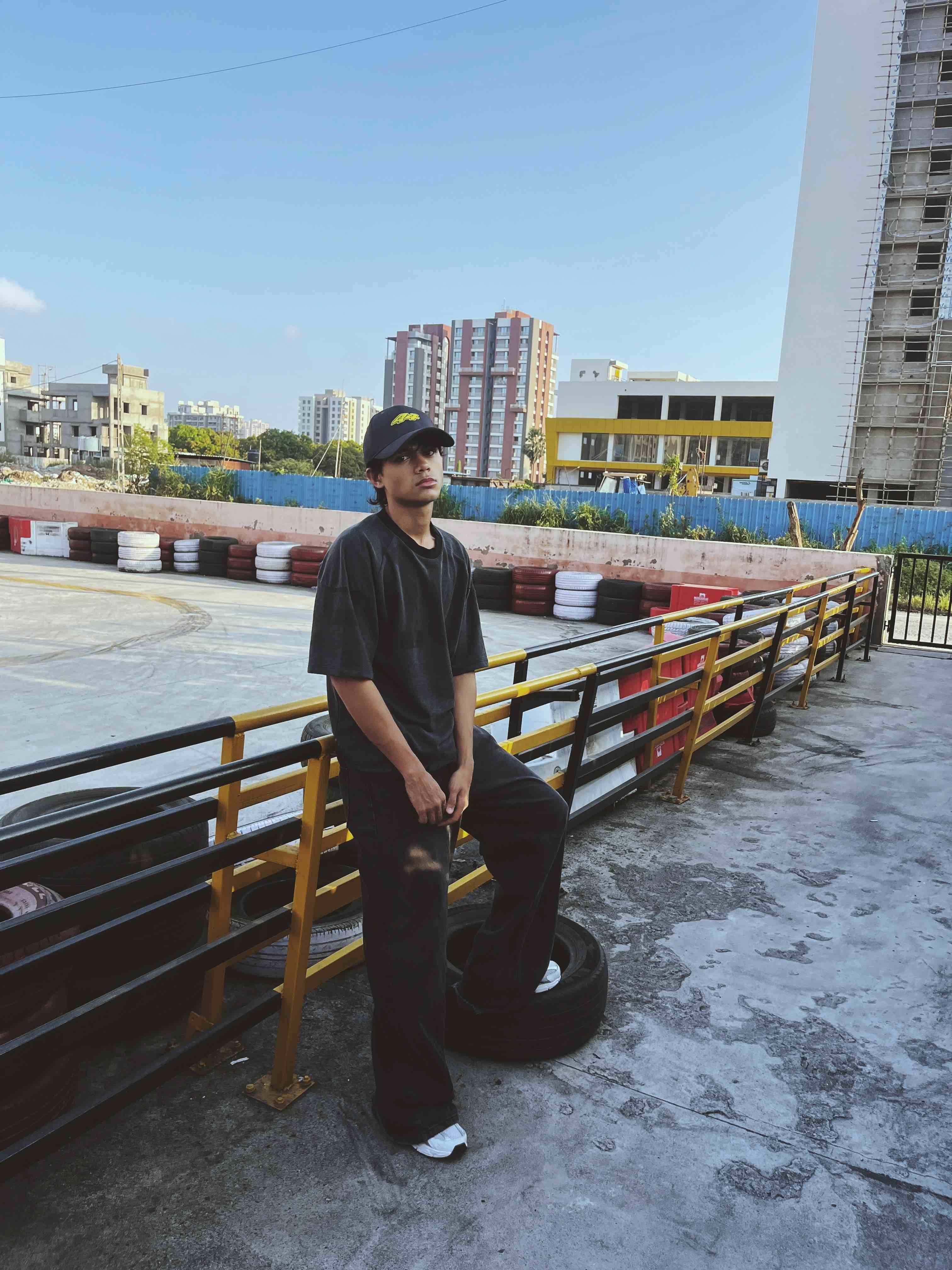 44 // Hamilton Grey Racing Baseball Cap