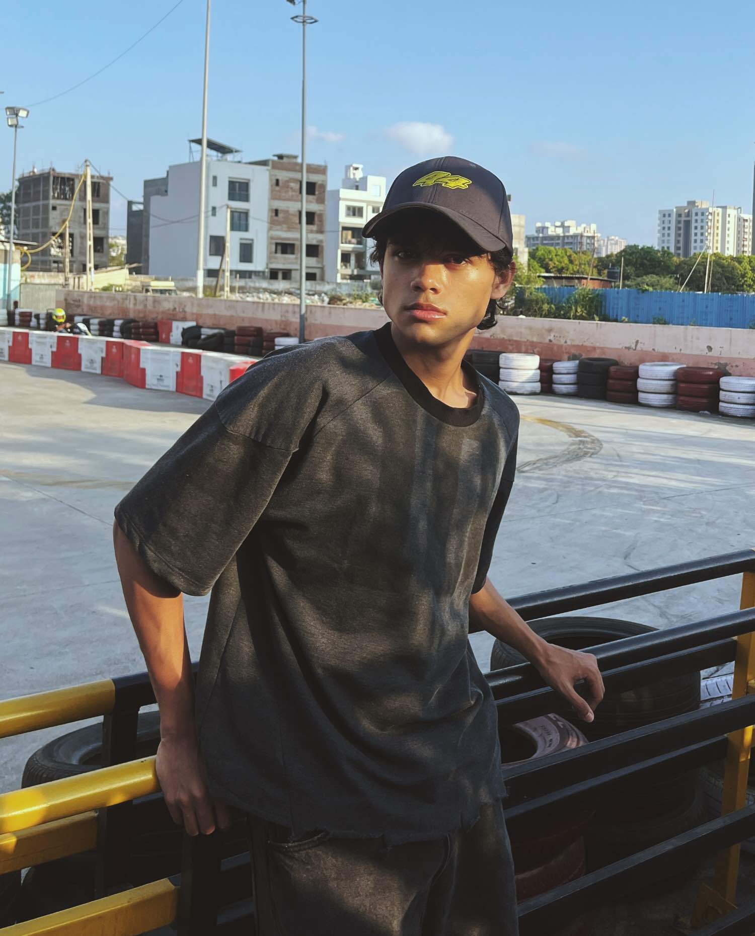 44 // Hamilton Grey Racing Baseball Cap