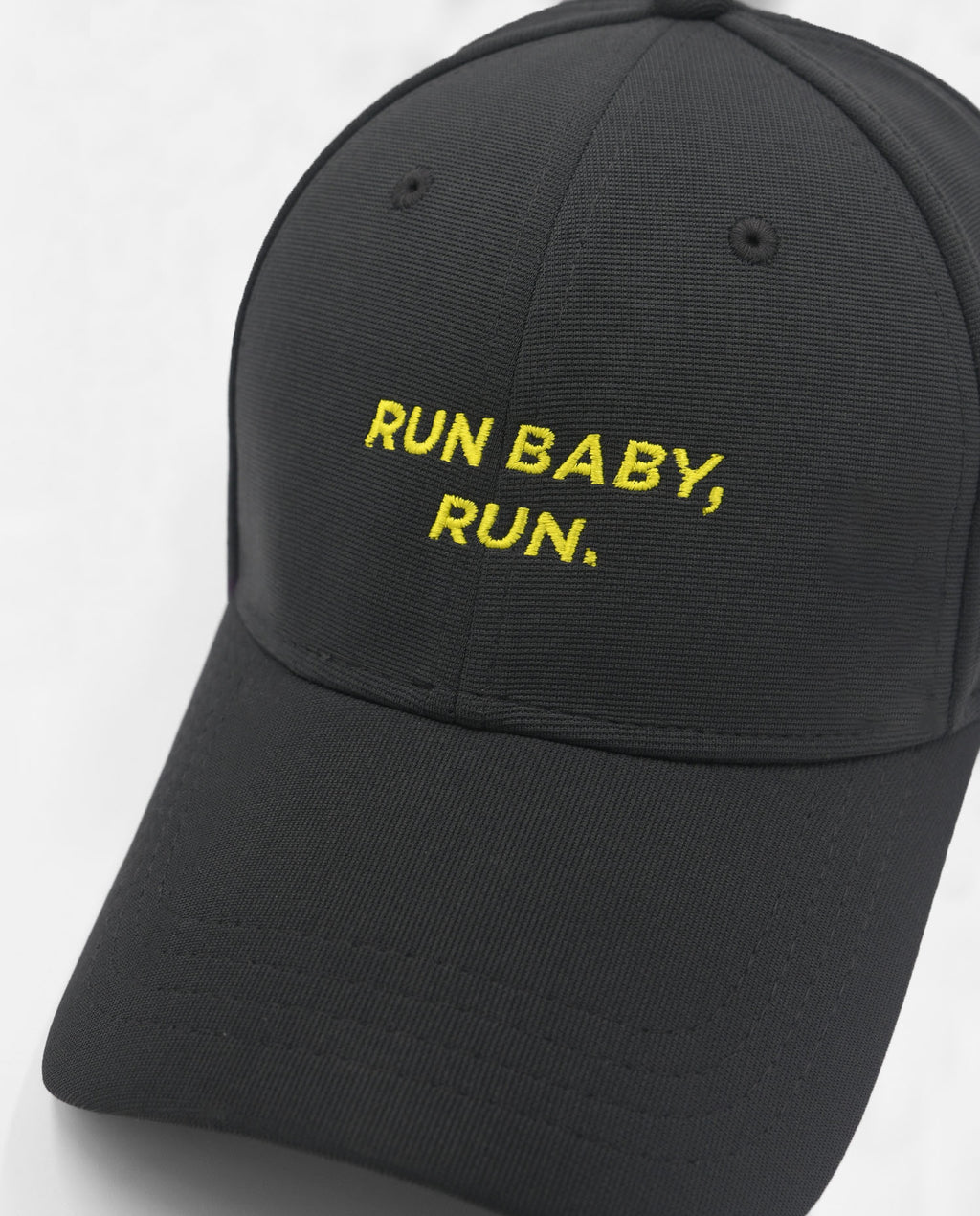 Run Baby Run // Grey Dryfit Cap