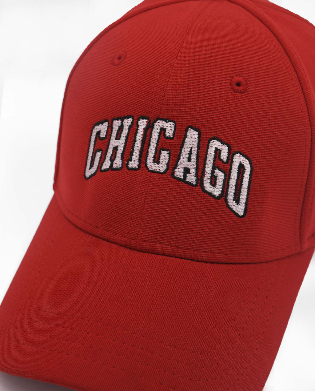Chicago // Cherry Red Baseball Cap