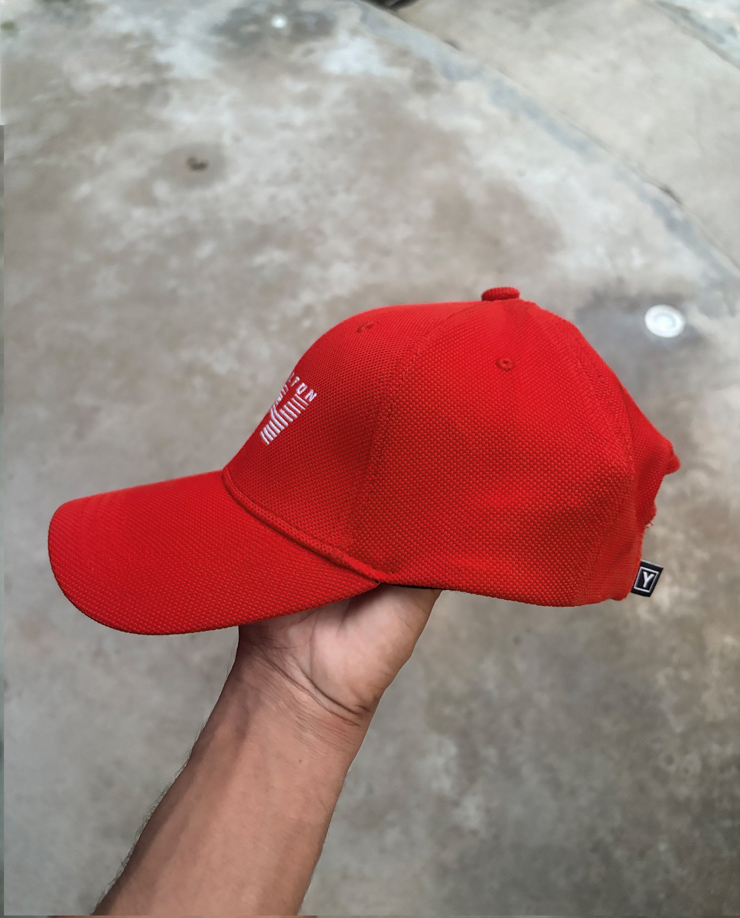 44 // Hamilton Red Baseball Cap