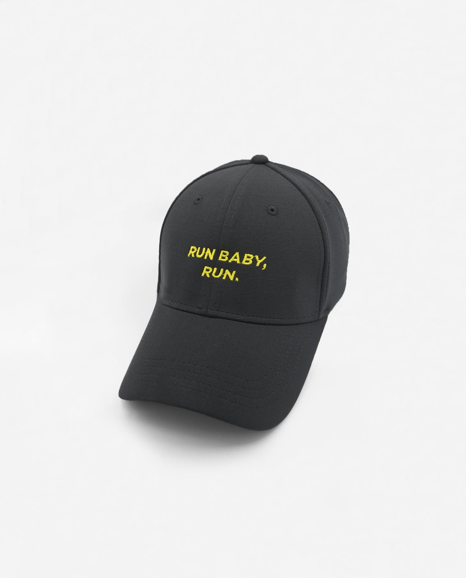 Run Baby Run // Grey Dryfit Cap
