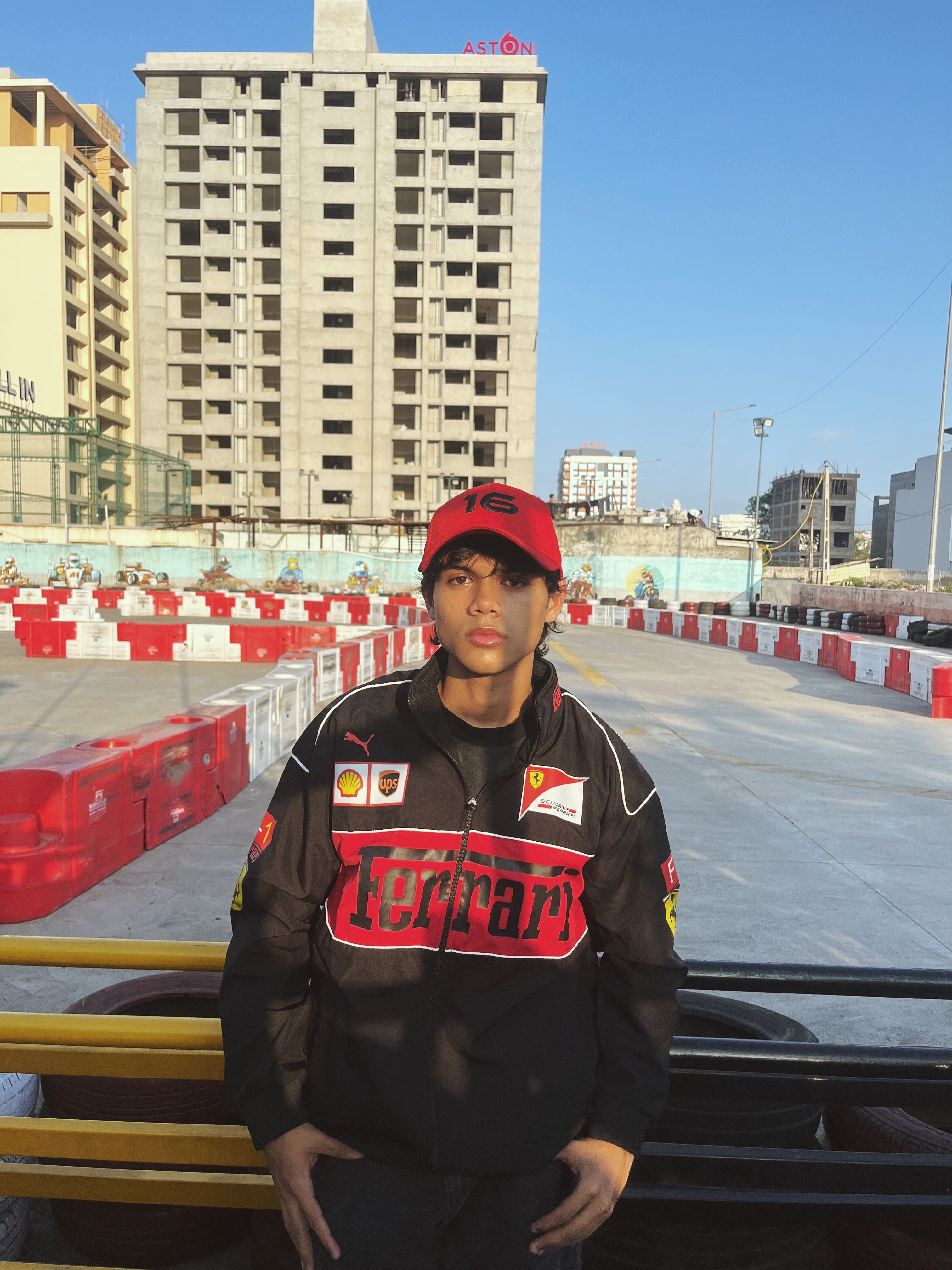 16 // Charles Red Baseball Cap