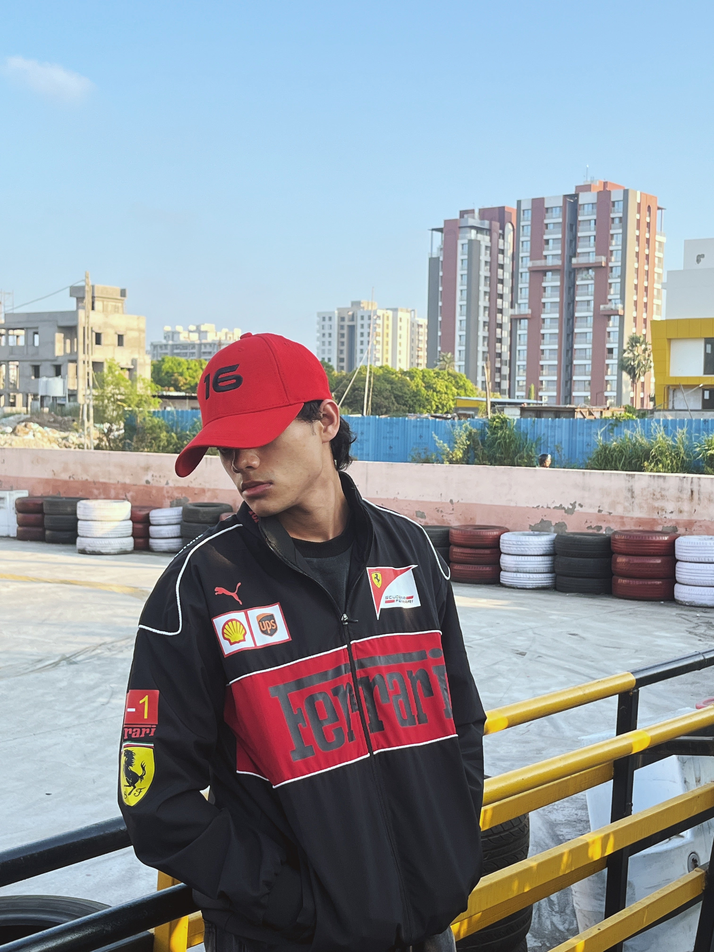 16 // Charles Red Baseball Cap