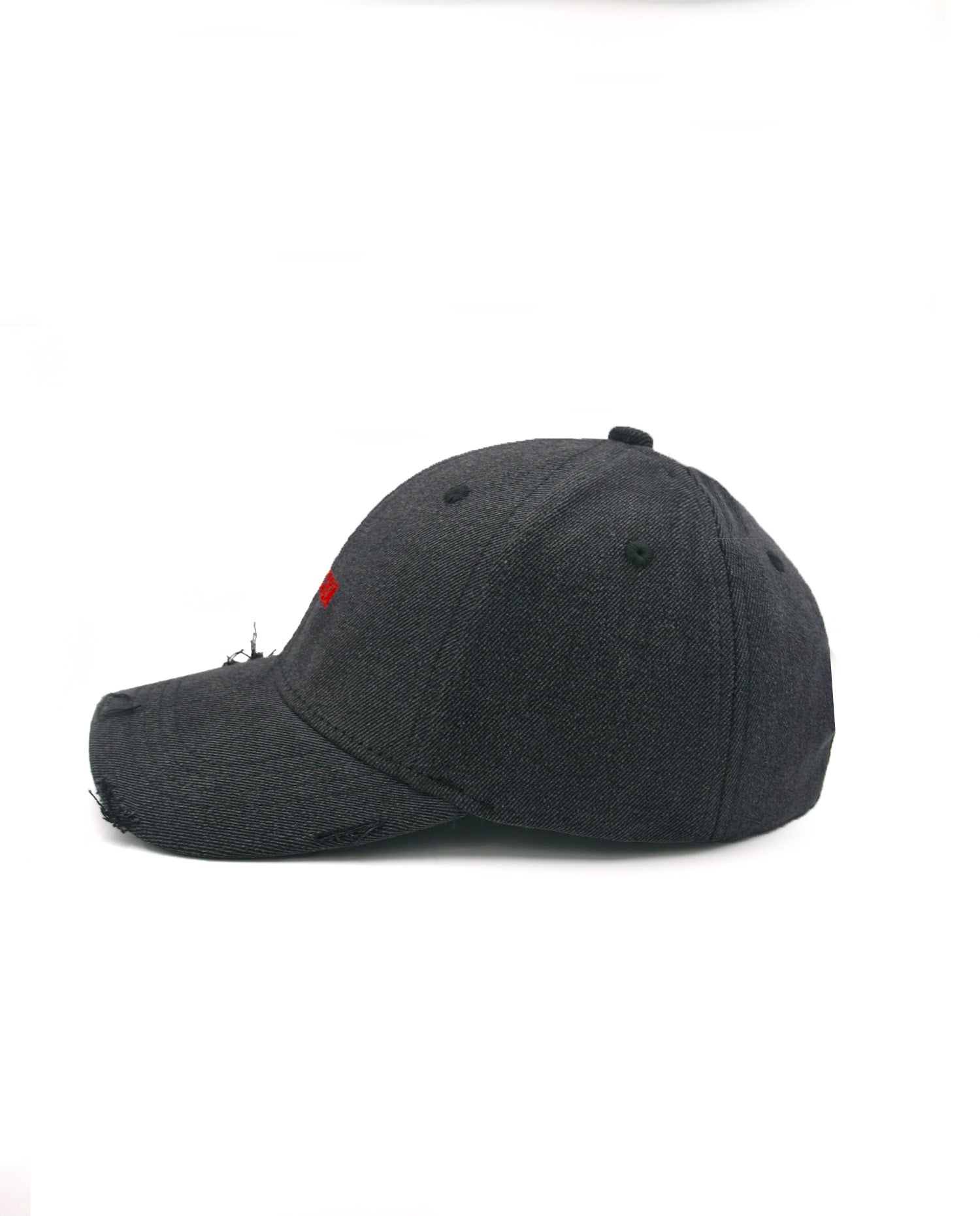 On a Mission // Distressed Denim Baseball Cap