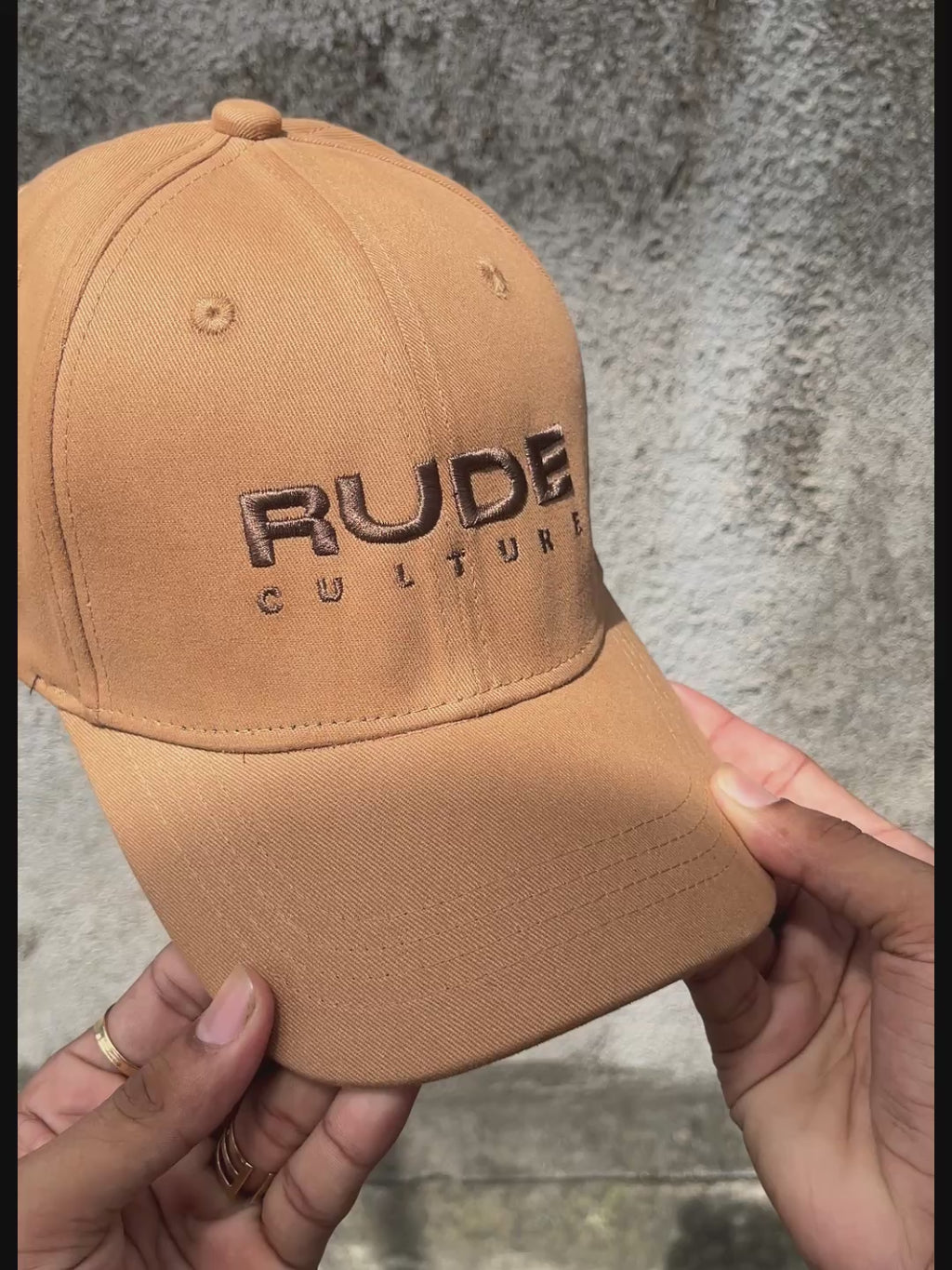 RUDE Culture // Caramel Baseball Cap